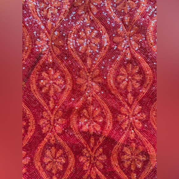 Free People Retro Babe Mini Dress Size XS Sequin Pattern Going Out $148 MSRP - Picture 7 of 9